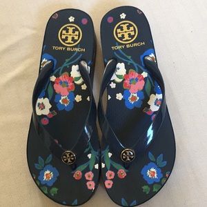 Tory Burch platform flip flops